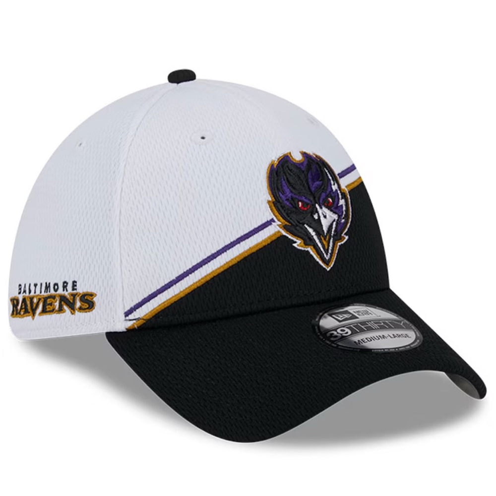NWT New Era Men's Baltimore Ravens Sideline 39THIRTY Flex Hat